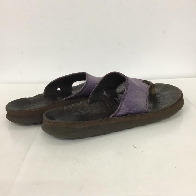 サンダルマン THE SANDALMAN サンダル サンダル サンダルマン トングサンダル 無地 茶 / ブラウン / X 紫 / パープル /  メンズ USED 古着 中古 10138036