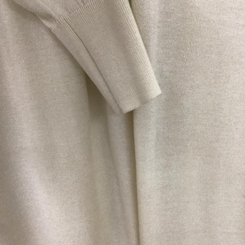 ニコアンド niko and... カーディガン 長袖 長袖ロングカーディガン フロントボタン 4 無地 アイボリー / アイボリー /  レディース USED 古着 中古 10143758