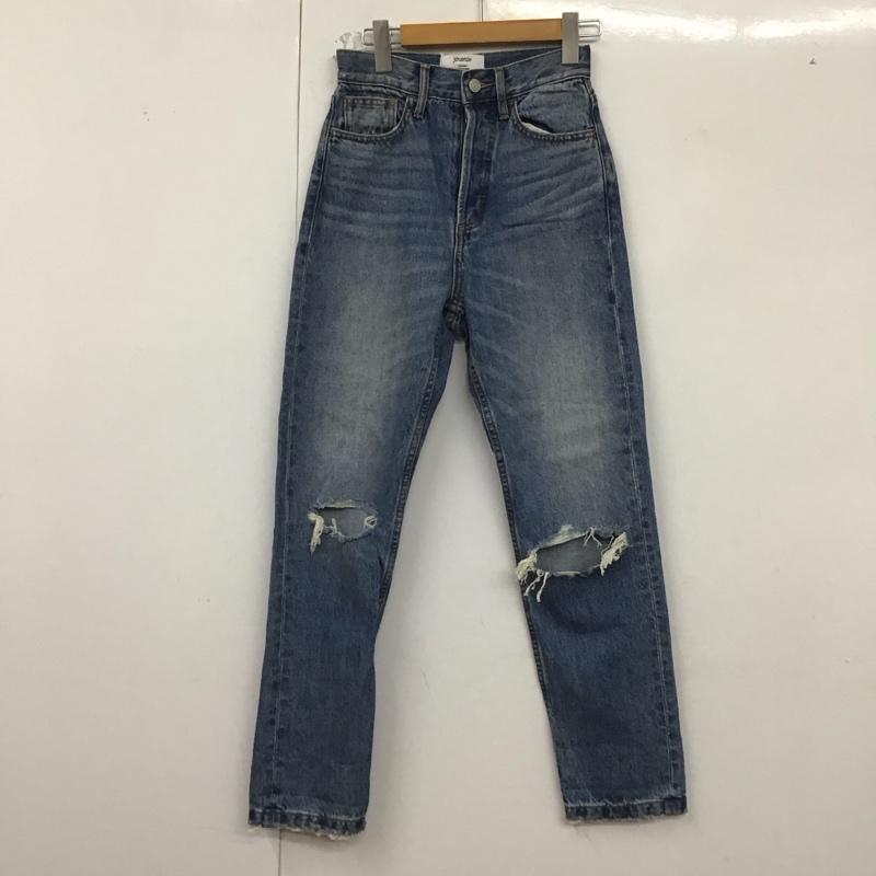 ジュエティ jouetie パンツ デニム、ジーンズ デニムパンツ スリムパンツ カジュアルパンツ S 無地 インディゴ / インディゴ /  レディース USED 古着 中古 10128955