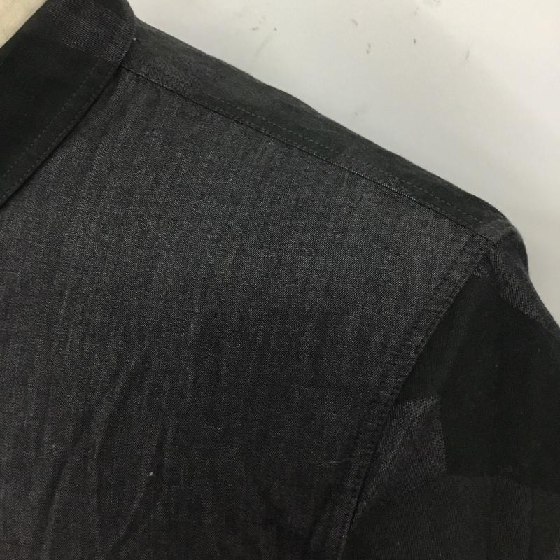 アルマーニエクスチェンジ ARMANI EXCHANGE シャツ、ブラウス 半袖 6ZZC52 ZNZQZ M ロゴ、文字 紺 / ネイビー /  メンズ USED 古着 中古 10119739