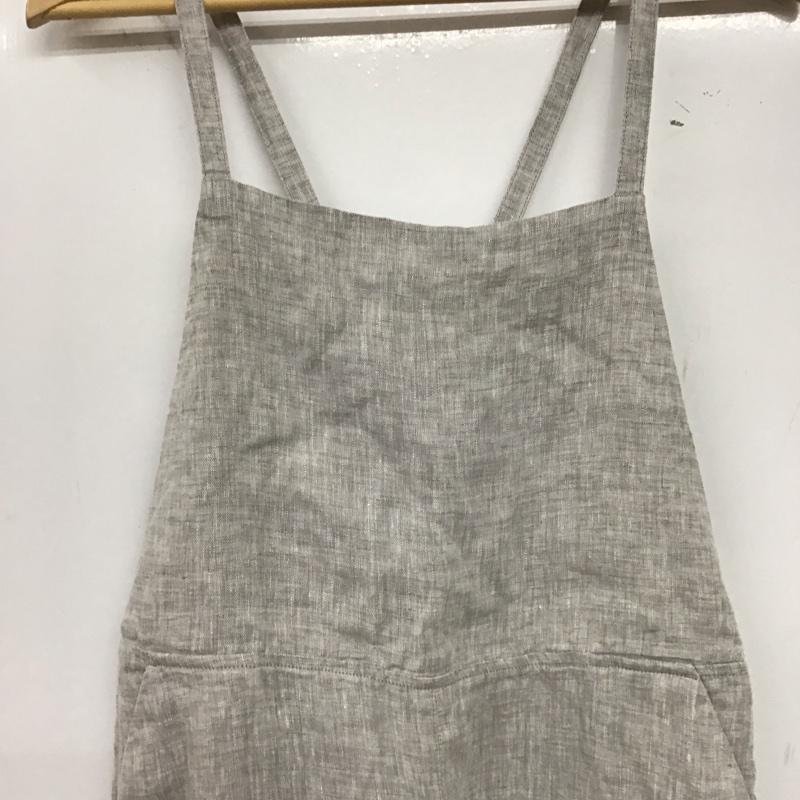 ジャーナルスタンダード レリューム JOURNAL STANDARD relume サロペット・オーバーオール サロペット、オーバーオール 24030462108110 フレンチリネンサロペット 38 無地 灰 / グレー /  レディース USED 古着 中古 10142264