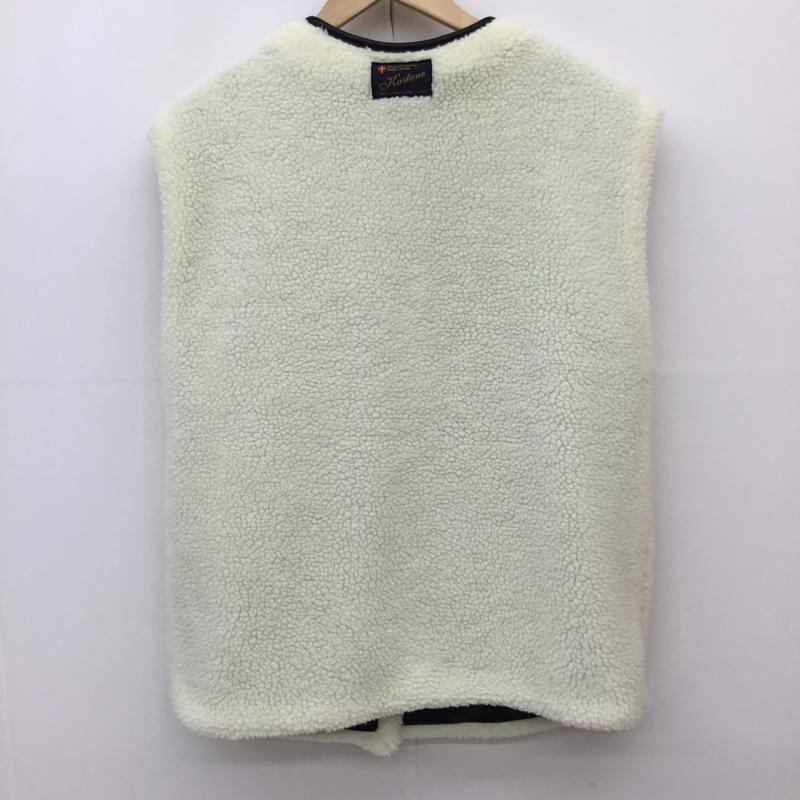 カスタネ Kastane ベスト ベスト KAS1404 FREE 無地 白 / ホワイト / X 黒 / ブラック /  レディース USED 古着 中古 10141165