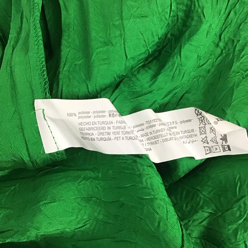 ザラ ZARA スカート ロングスカート 4886 242 500 ギャザースカート タグ付き XS 無地 緑 / グリーン /  レディース USED 古着 中古 10112334