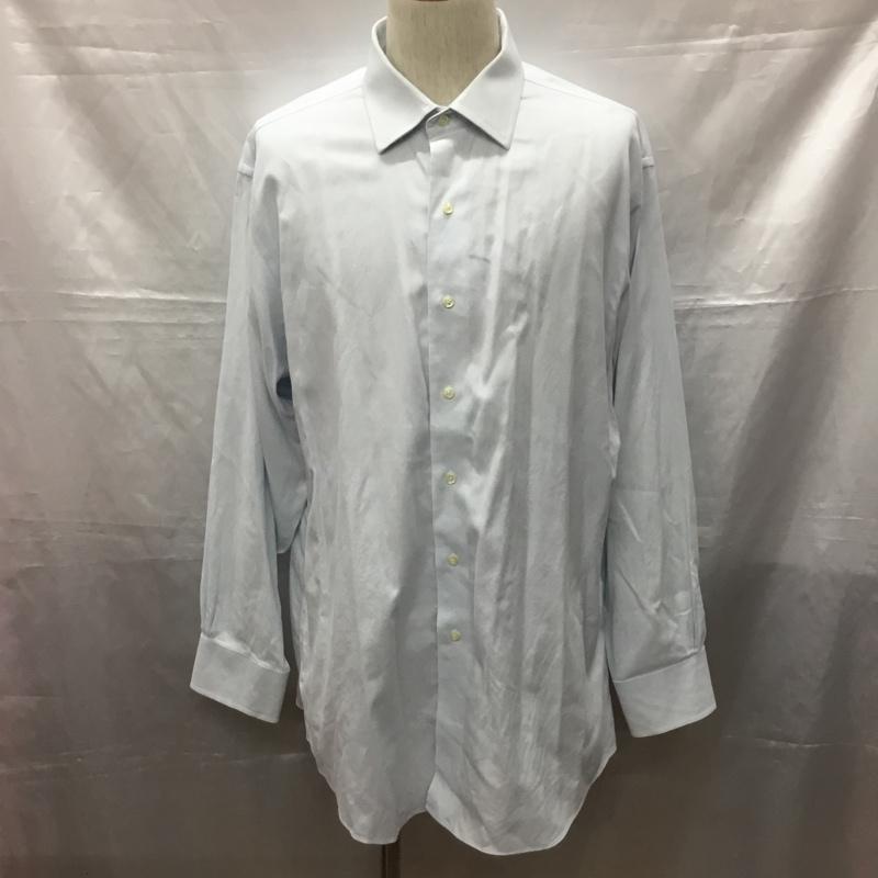 ブルックスブラザーズ BROOKS BROTHERS シャツ、ブラウス 長袖 長袖シャツ カラーシャツ 無地シャツ 長袖カットソー 無地 水色 / ライトブルー /  メンズ USED 古着 中古 10114831