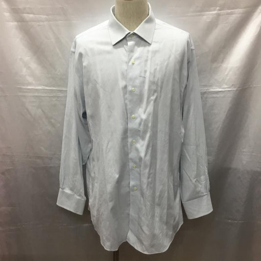 ブルックスブラザーズ BROOKS BROTHERS シャツ、ブラウス 長袖 長袖シャツ カラーシャツ 無地シャツ 長袖カットソー 無地 水色 / ライトブルー /  メンズ USED 古着 中古 10114831