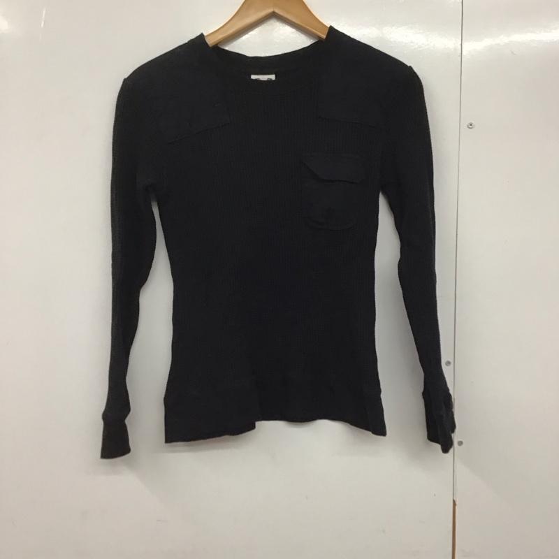 エックスガール X-girl Tシャツ 長袖 1 無地 黒 / ブラック /  レディース USED 古着 中古 10144048