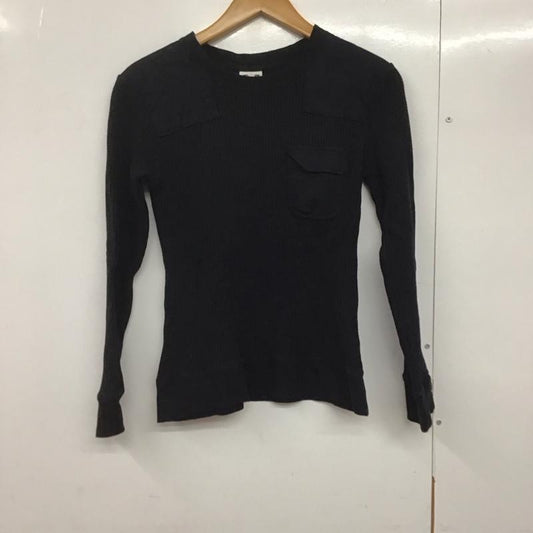 エックスガール X-girl Tシャツ 長袖 1 無地 黒 / ブラック /  レディース USED 古着 中古 10144048