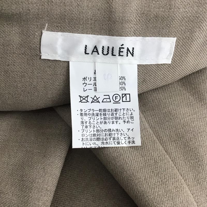 古着 USED スカート ロングスカート タイトスカート スリット LAULEN S 無地 ベージュ / ベージュ /  レディース USED 古着 中古 10108239