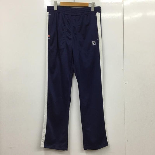フィラ FILA ボトムス ボトムス ジャージ M 無地 紺 / ネイビー /  メンズ USED 古着 中古 10135022