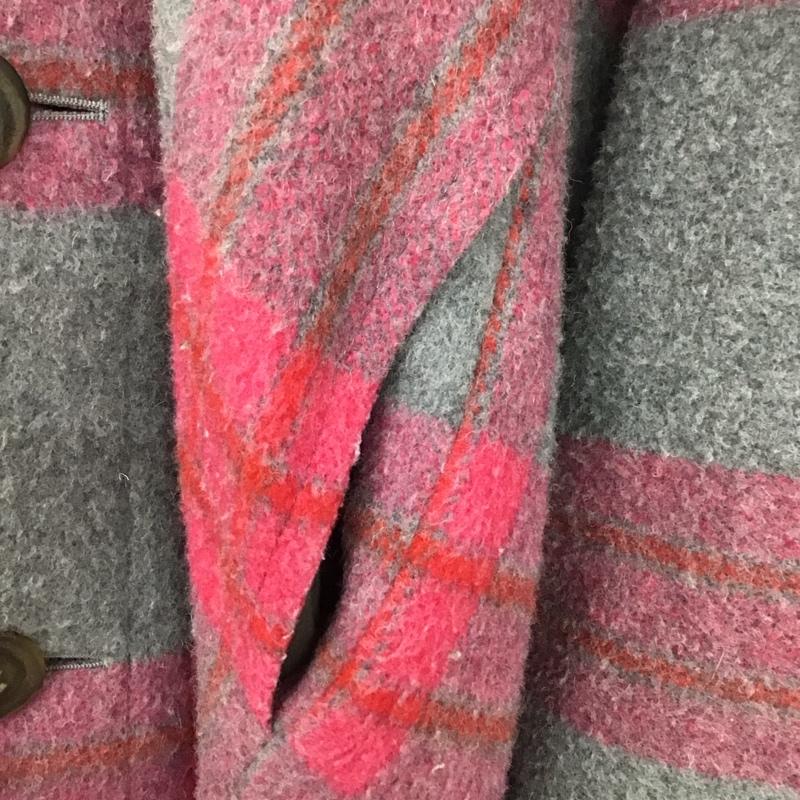 ウ゛ィウ゛ィアンウエストウッドアング Vivienne Westwood Anglomania コート コート一般 15-01-682011 ロング丈 38 チェック 灰 / グレー / X 赤 / レッド / X 桃 / ピンク /  レディース USED 古着 中古 10130589