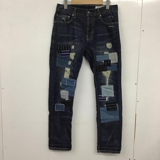 アーバンリサーチ URBAN RESEARCH パンツ デニム、ジーンズ デニムパンツ スリムパンツ カジュアルパンツ ストレッチパンツ 36 ダメージ加工 インディゴ / インディゴ /  メンズ USED 古着 中古 10133368