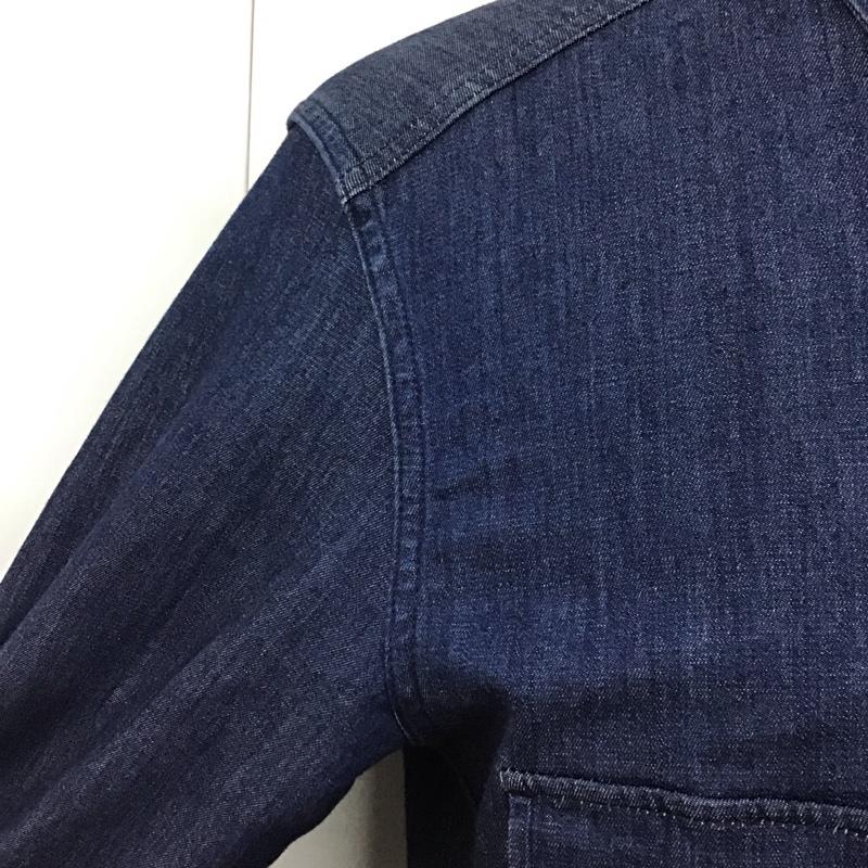 ザノースフェイス THE NORTH FACE シャツ、ブラウス 長袖 nr11950 L/SCANTERBURYBELLSSHIRT 長袖デニムシャツ L 無地 インディゴ / インディゴ /  メンズ USED 古着 中古 10119995