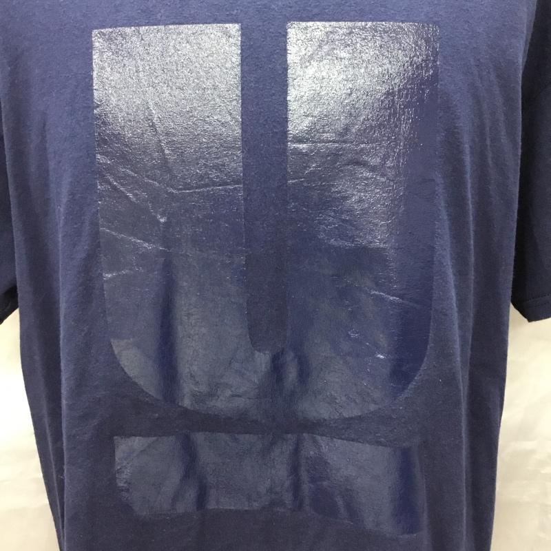 アンダーカバー UNDERCOVER Tシャツ 半袖 半袖カットソー プリントTシャツ クルーネックカットソー madstore L プリント 紺 / ネイビー /  メンズ USED 古着 中古 10120548