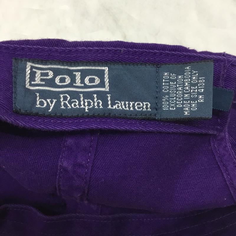 ポロバイラルフローレン Polo by RALPH LAUREN 帽子 キャップ コットン ワンポイント 紫 / パープル /  メンズ USED 古着 中古 10120006