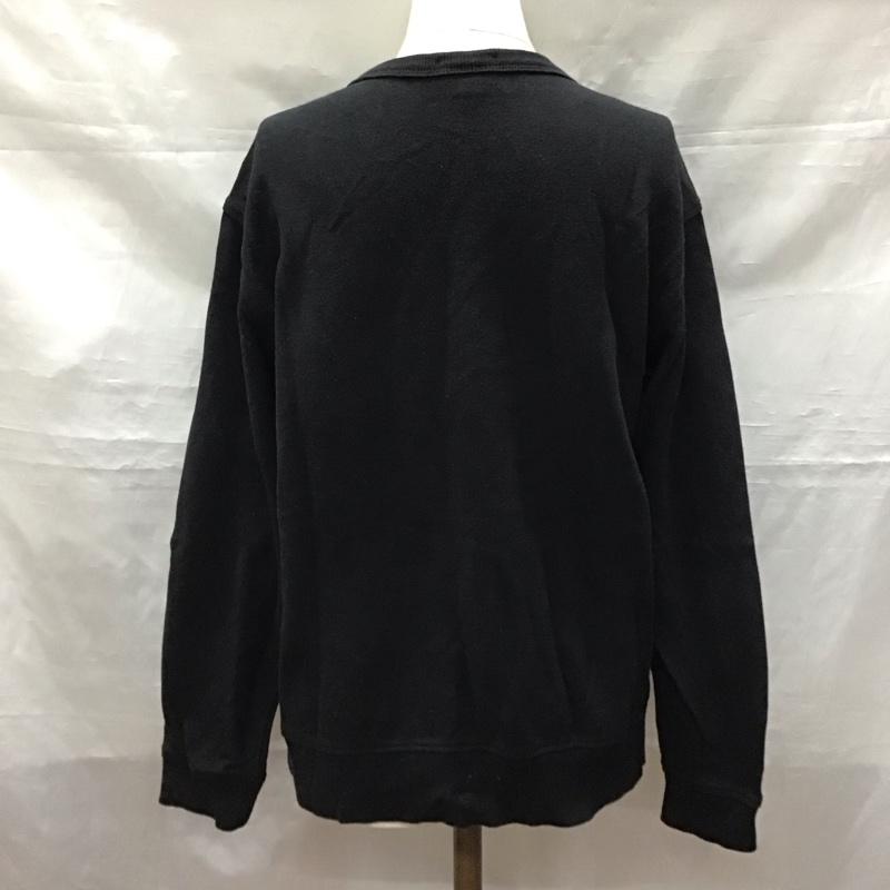 ラコステ LACOSTE トレーナー 長袖 36 無地 黒 / ブラック /  レディース USED 古着 中古 10123408