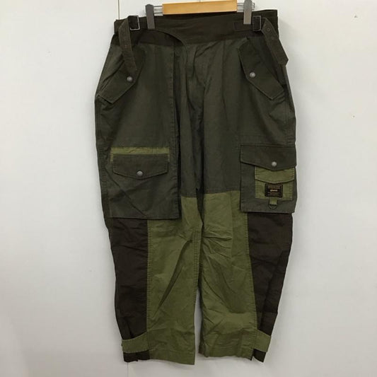 グラム glamb パンツ ワークパンツ、ペインターパンツ ミリタリーパンツ ワイドパンツ カジュアルパンツ ストレートパンツ L 無地 カーキ / カーキ /  メンズ USED 古着 中古 10115154