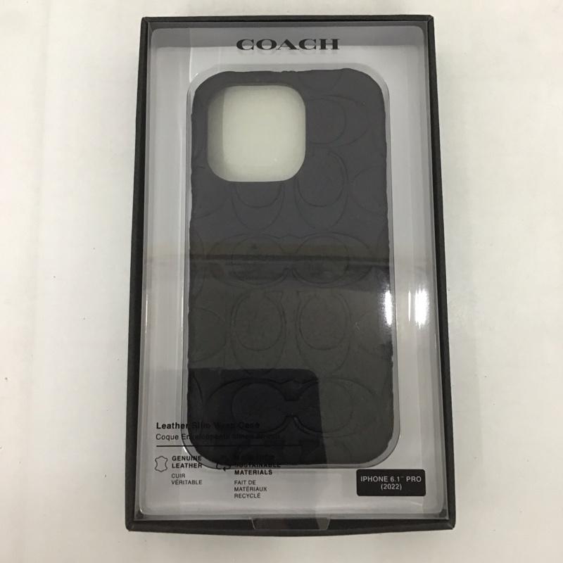 コーチ COACH ファッション小物 ファッション小物 CIPH-131-BLKEB iPhone 14 Pro iPhoneケース Slim Wrap ロゴ、文字 黒 / ブラック /  レディース USED 古着 中古 10123035