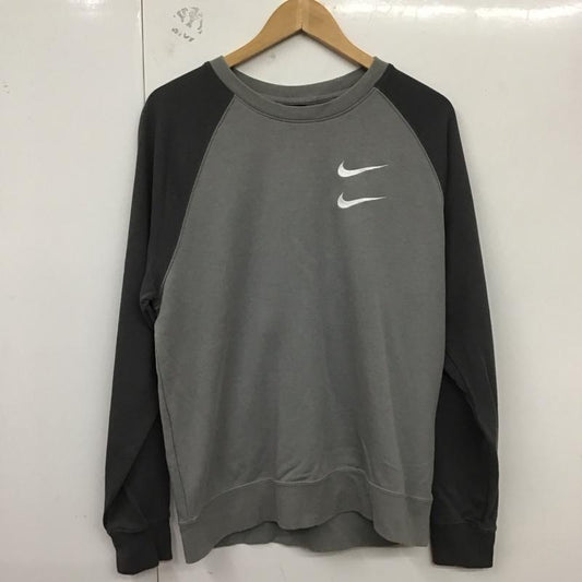 ナイキ NIKE トレーナー 長袖 db4960-073 長袖スウェット クルーネック L ロゴ、文字 灰 / グレー /  メンズ USED 古着 中古 10129265