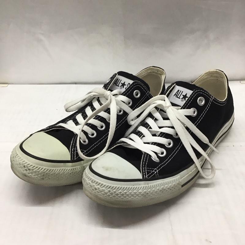 コンバース CONVERSE スニーカー スニーカー M9166 ALL STAR OX 27cm 27.0cm ロゴ、文字 黒 / ブラック / X 白 / ホワイト /  メンズ USED 古着 中古 10116442