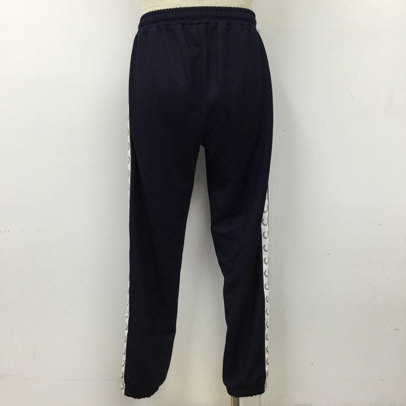 フレッドペリー FRED PERRY セットアップ セットアップ ジャージ セットアップ ジップアップジャケット ワイドパンツ L ロゴ、文字 紺 / ネイビー /  メンズ USED 古着 中古 10112413