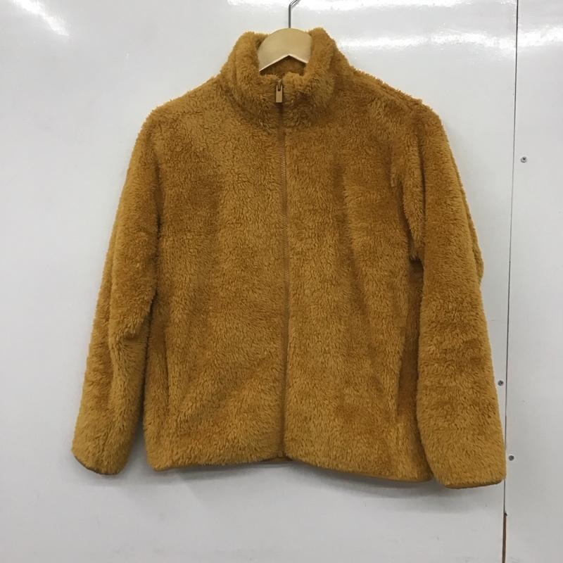 ユニクロ UNIQLO ジャケット、上着 ジャケット、ブレザー ジップアップジャケット フリースジャケット アウター スタンドカラー M 無地 橙 / オレンジ /  メンズ USED 古着 中古 10134967