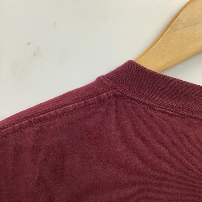 古着 USED Tシャツ 半袖 半袖カットソー プリントTシャツ クルーネックカットソー ディズニー プリント えんじ / ワインレッド /  メンズ USED 古着 中古 10131161