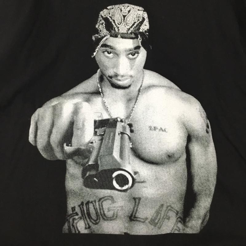 古着 USED Tシャツ 半袖 半袖カットソー プリントTシャツ クルーネックカットソー XL プリント 黒 / ブラック /  メンズ USED 古着 中古 10108369
