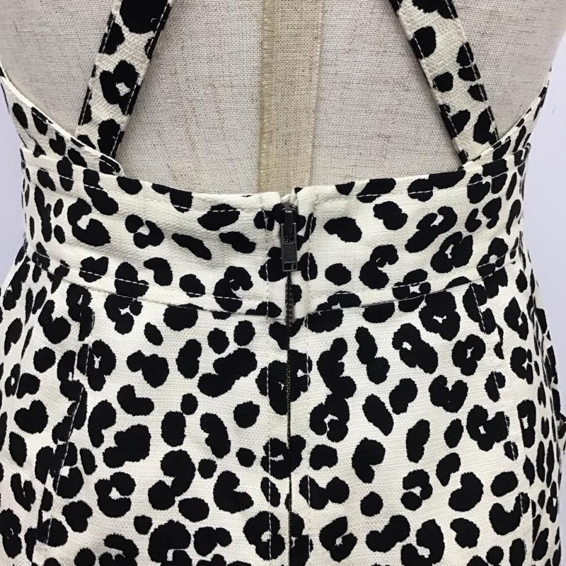 スライ SLY ワンピース ロングスカート 030DSZ33-2120 MINUTE LEO 2WAY JUMPER SK 0 ヒョウ柄・レオパード柄 アイボリー / アイボリー / X 黒 / ブラック /  レディース USED 古着 中古 10114652