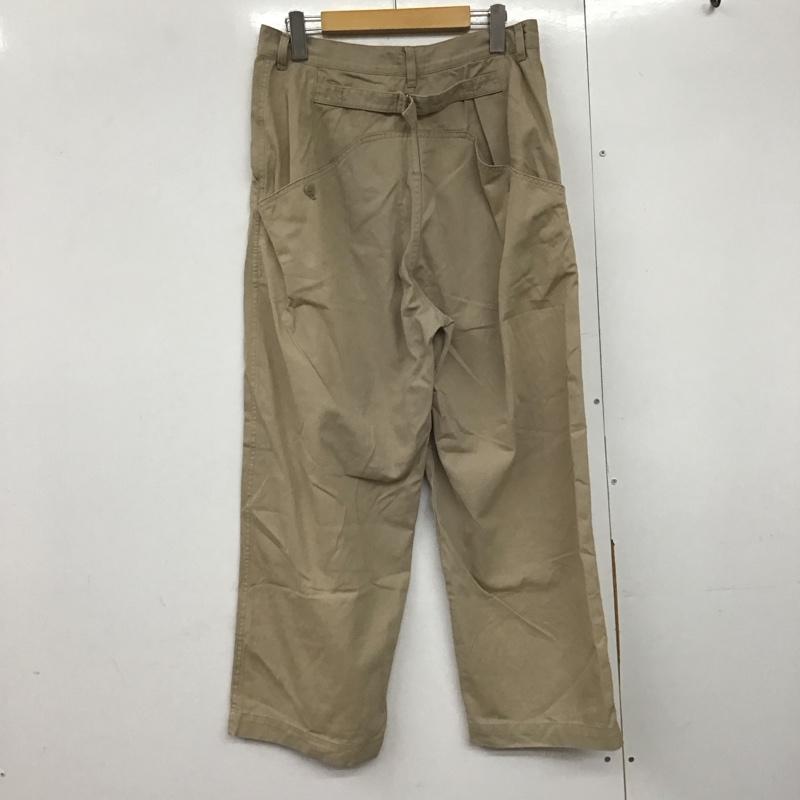 ニコアンド niko and... パンツ ワークパンツ、ペインターパンツ ワークパンツ ワイドパンツ カジュアルパンツ M 無地 ベージュ / ベージュ /  メンズ USED 古着 中古 10142606