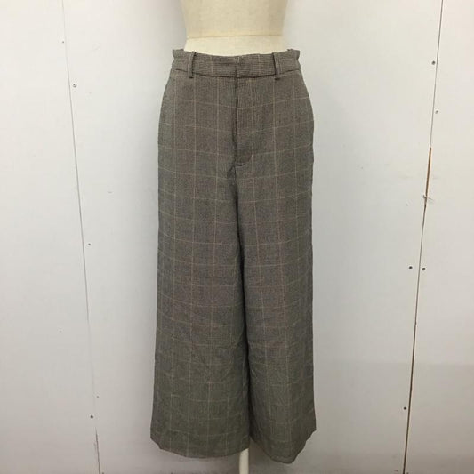 ニコアンド niko and... ボトムス ボトムス ST95CL01TO ワイドパンツ L 千鳥格子 白 / ホワイト / X 黒 / ブラック / X ベージュ / ベージュ /  レディース USED 古着 中古 10124418