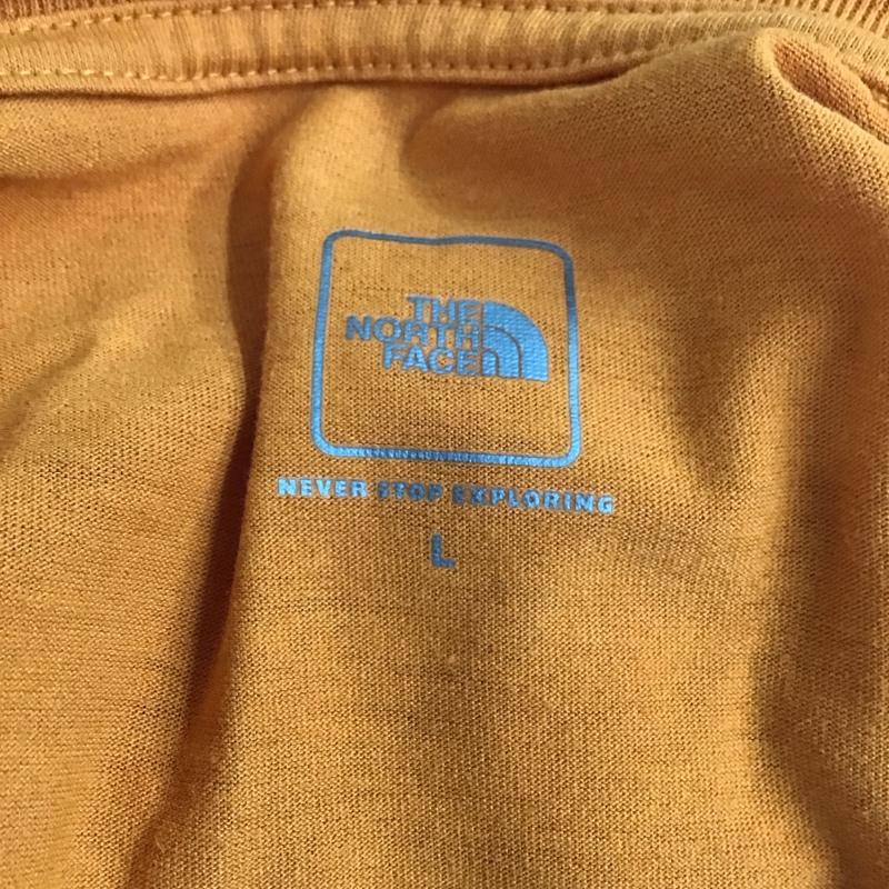 ザノースフェイス THE NORTH FACE Tシャツ 半袖 nt31781半袖カットソー プリントTシャツ L プリント 橙 / オレンジ /  メンズ USED 古着 中古 10115400