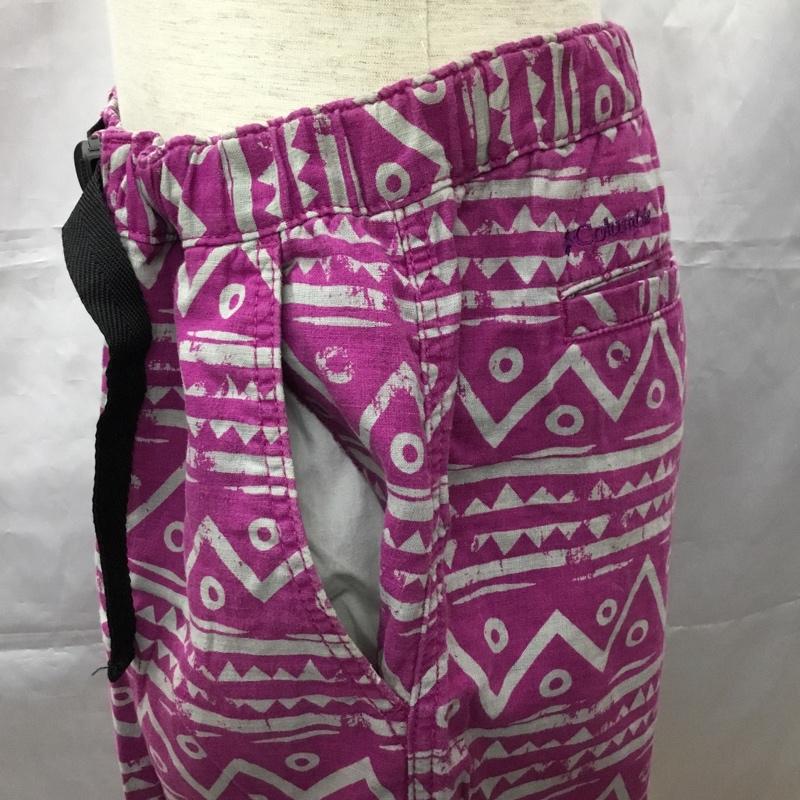 コロンビア Columbia パンツ ショートパンツ ハーフパンツ XL 総柄 紫 / パープル /  メンズ USED 古着 中古 10108756