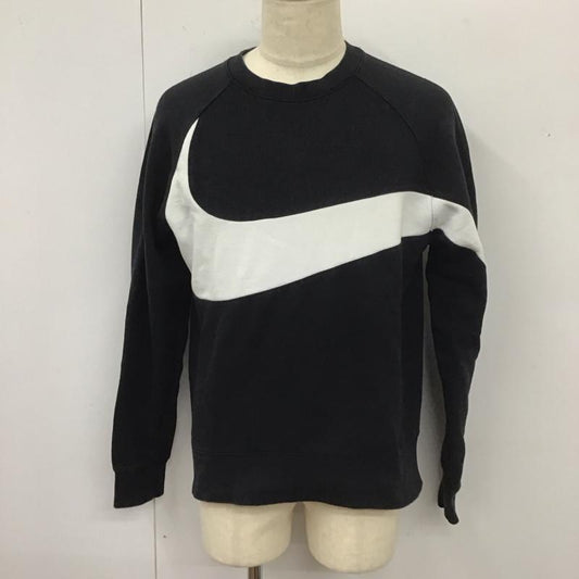 ナイキ NIKE トレーナー 長袖 bq6462-010 スウェット 長袖トレーナー ジャージ M ロゴ、文字 白 / ホワイト / X 黒 / ブラック /  メンズ USED 古着 中古 10113127