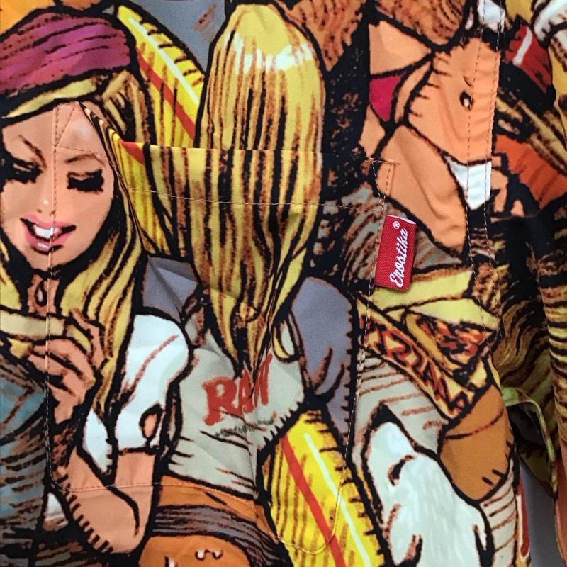 エロスティカ EROSTiKA シャツ、ブラウス 半袖 半袖シャツ プリントシャツ ポケットシャツ XL プリント マルチカラー / マルチカラー /  メンズ USED 古着 中古 10130094