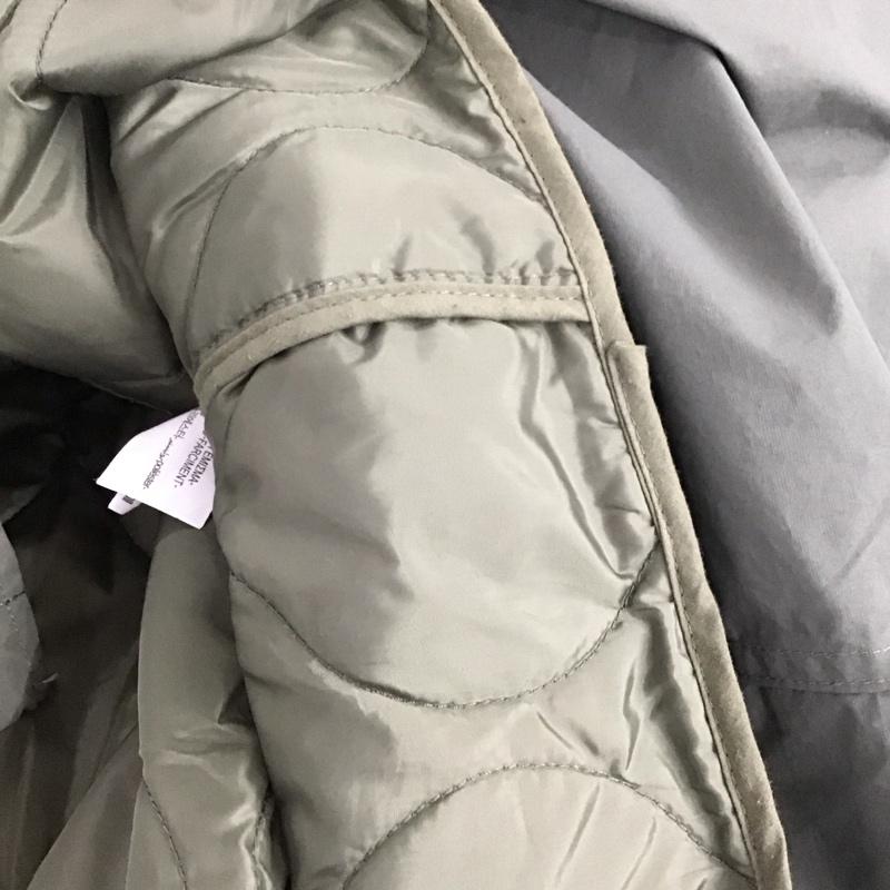 ザラ ZARA ジャケット、上着 ジャンパー、ブルゾン ジップアップジャケット アウター ミリタリージャケット ロングジャケット M 無地 カーキ / カーキ /  メンズ USED 古着 中古 10141325