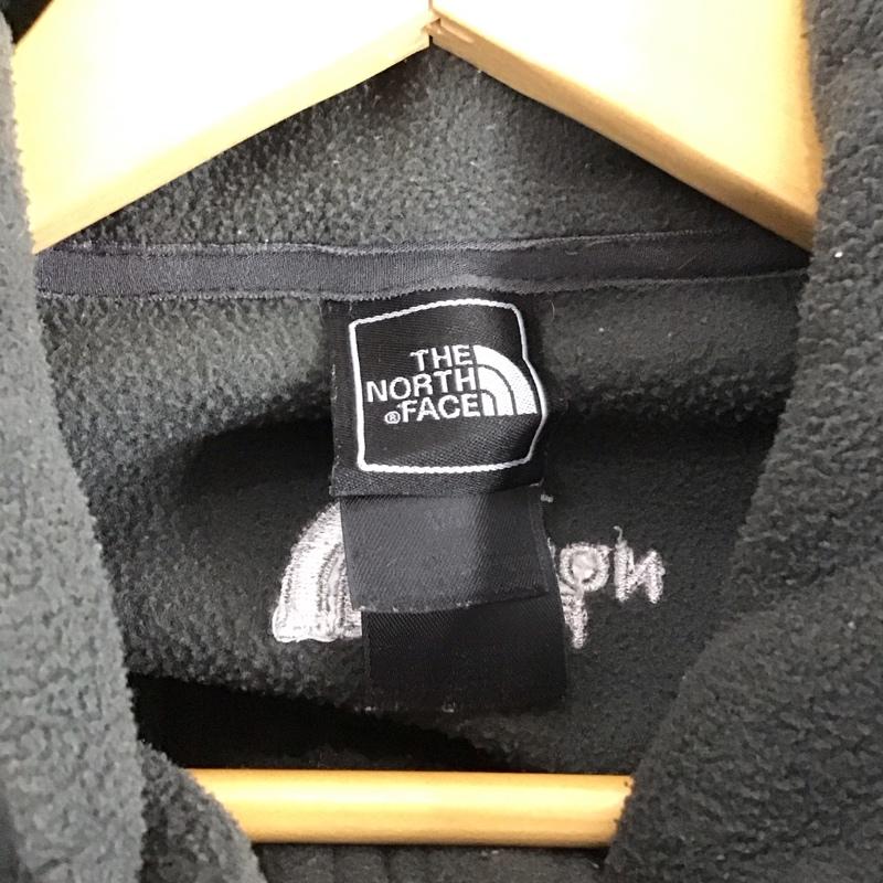 ザノースフェイス THE NORTH FACE ジャケット、上着 ジャケット、ブレザー ジップアップフリースジャケット アウター 長袖ジャケット M ロゴ、文字 黒 / ブラック / X 灰 / グレー /  メンズ USED 古着 中古 10136804
