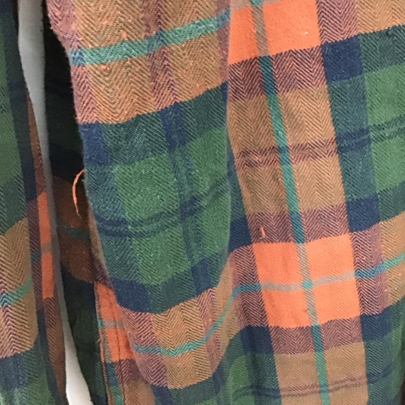 古着 USED シャツ、ブラウス 長袖 長袖シャツ チェックシャツ カラーシャツ 古着 L チェック マルチカラー / マルチカラー /  メンズ USED 古着 中古 10146103
