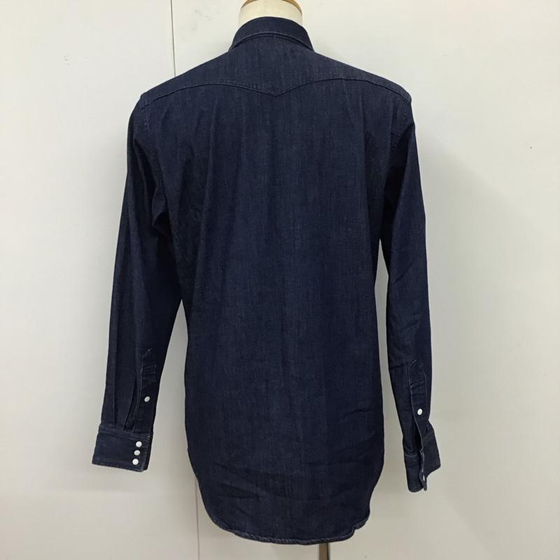 ザノースフェイス THE NORTH FACE シャツ、ブラウス 長袖 nr11950 L/SCANTERBURYBELLSSHIRT 長袖デニムシャツ L 無地 インディゴ / インディゴ /  メンズ USED 古着 中古 10119995