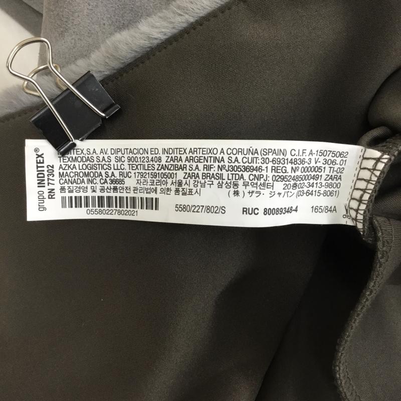 ザラ ZARA コート 毛皮、ファー S 無地 灰 / グレー /  レディース USED 古着 中古 10140880