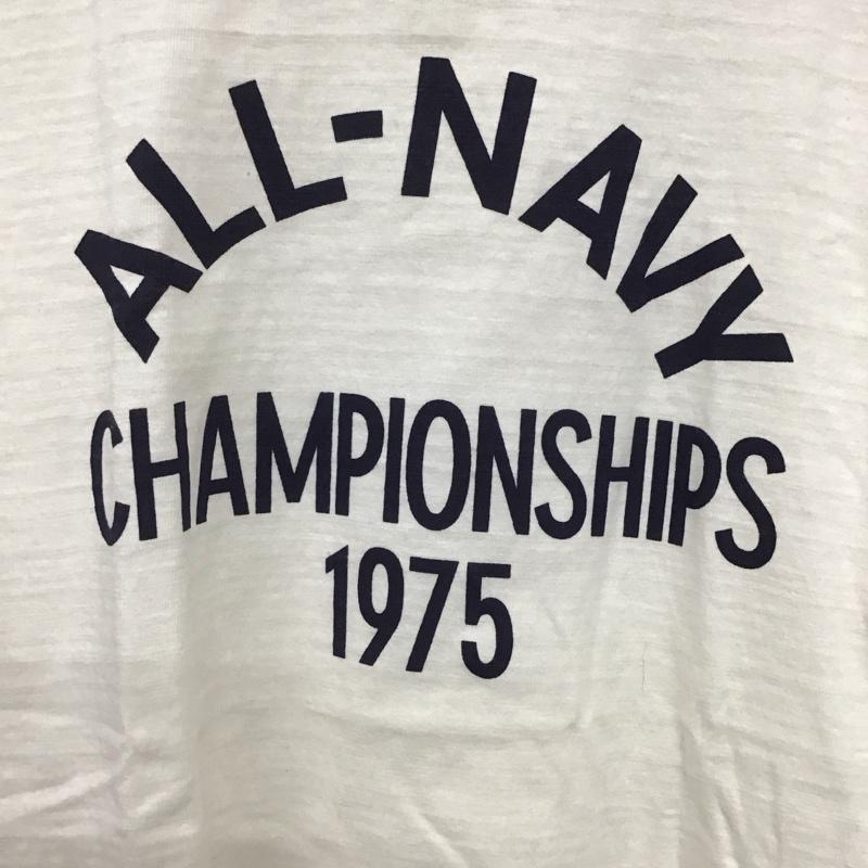 ウエアハウス WAREHOUSE Tシャツ 半袖 半袖カットソー プリントTシャツ クルーネックカットソー XL ロゴ、文字 白 / ホワイト /  メンズ USED 古着 中古 10128649