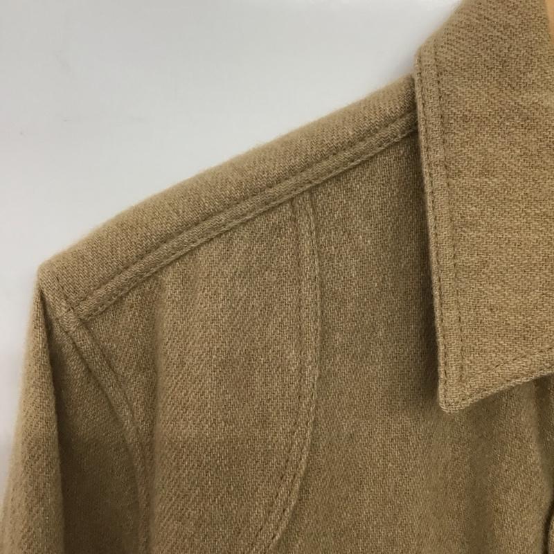 ジーディーシー GDC シャツ、ブラウス 長袖 長袖シャツ 無地シャツ カラーシャツ M 無地 ベージュ / ベージュ /  メンズ USED 古着 中古 10148122