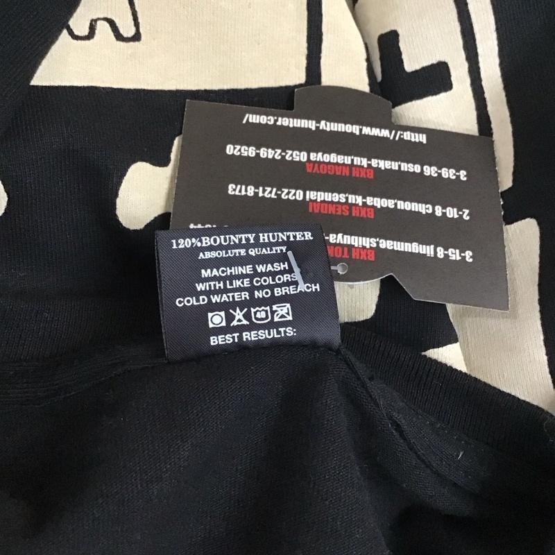 バウンティーハンター BOUNTY HUNTER Tシャツ 半袖 半袖カットソー プリントTシャツ クルーネックカットソー M ロゴ、文字 黒 / ブラック /  メンズ USED 古着 中古 10111958