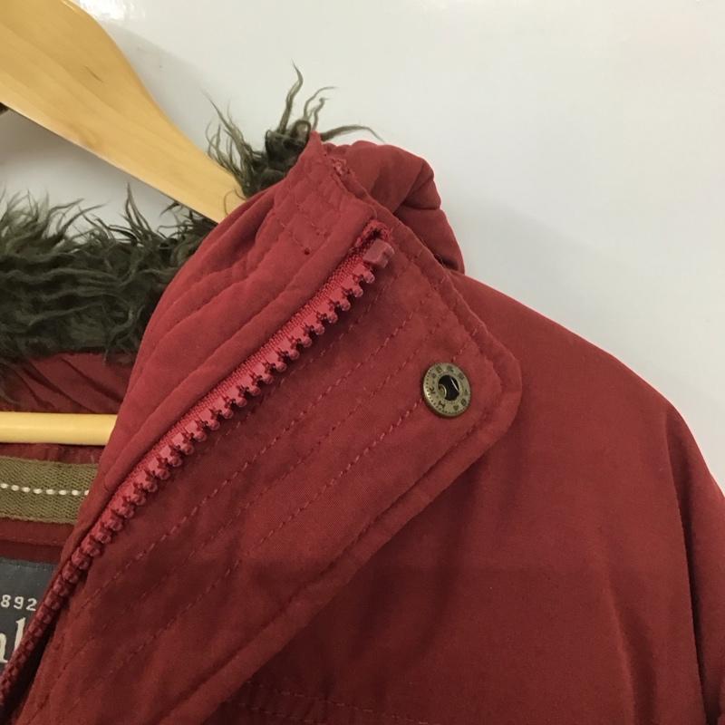 アバクロンビーアンドフィッチ ABERCROMBIE&FITCH ジャケット、上着 ジャンパー、ブルゾン ジップアップジャケット ダウンジャケット アウター M 無地 えんじ / ワインレッド /  メンズ USED 古着 中古 10132396