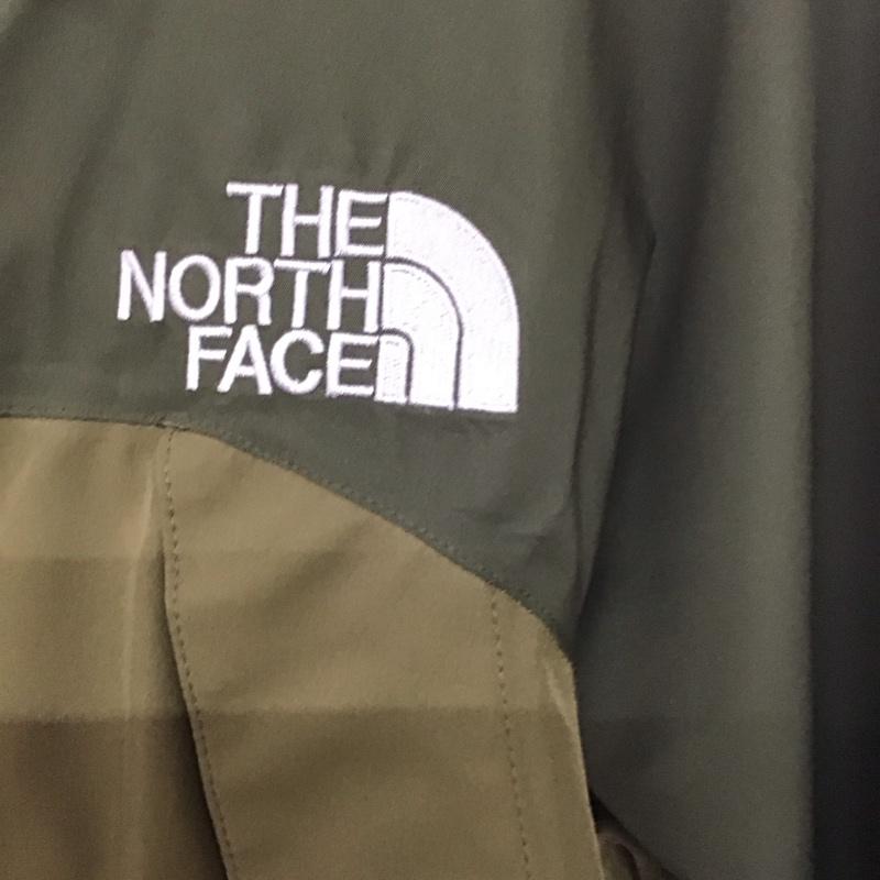 ザノースフェイス THE NORTH FACE ジャケット、上着 ジャンパー、ブルゾン np15105 マウンテンジャケット ジップアップジャケット アウター L ロゴ、文字 カーキ / カーキ /  メンズ USED 古着 中古 10140124