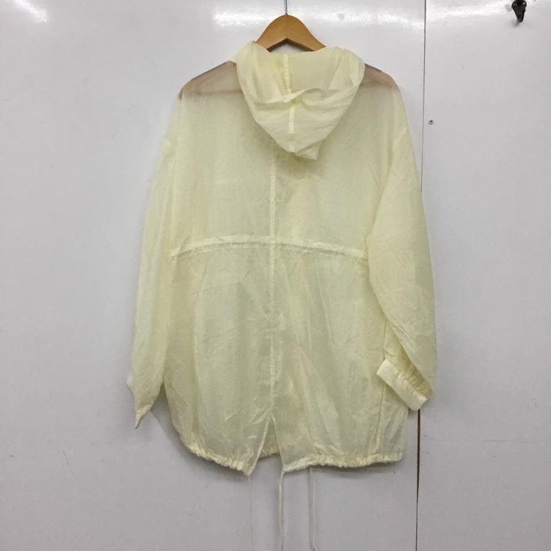 ダブルクローゼット w closet ジャケット、上着 ジャケット、ブレザー 343194 シアースノーパーカー ナイロンパーカー 無地 アイボリー / アイボリー /  レディース USED 古着 中古 10144700