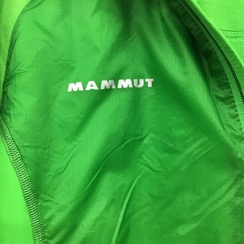 マムート Mammut ジャケット、上着 ジャンパー、ブルゾン ジップアップジャケット スタンドカラー アウター M ロゴ、文字 緑 / グリーン /  メンズ USED 古着 中古 10139280
