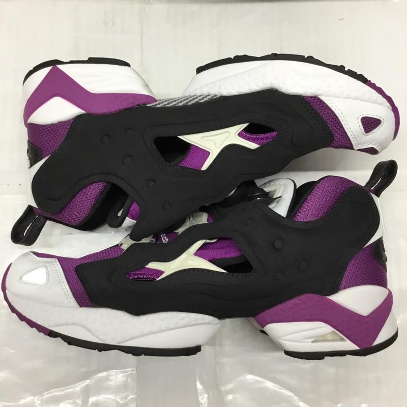 リーボック Reebok スニーカー スニーカー GX2662 INSTAPUMP FURY 95 28cm 28.0cm ロゴ、文字 白 / ホワイト / X 黒 / ブラック / X 紫 / パープル /  メンズ USED 古着 中古 10119899