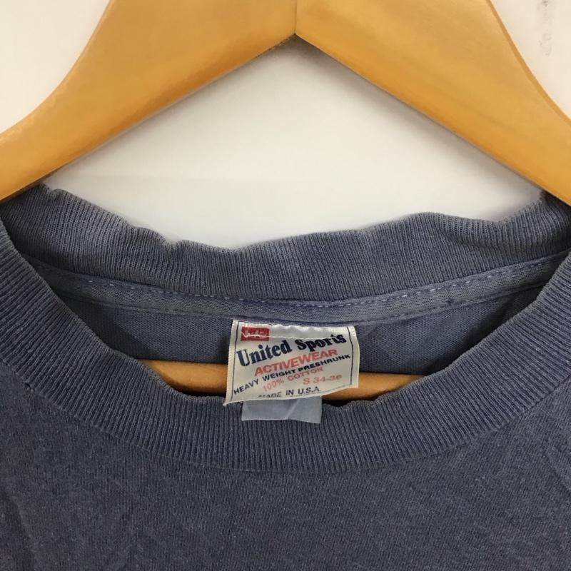 古着 USED Tシャツ 半袖 半袖カットソー プリントTシャツ unitedsports 90s usa製 S ロゴ、文字 紺 / ネイビー /  メンズ USED 古着 中古 10139008
