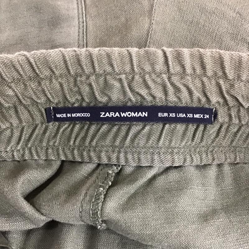 ザラウーマン ZARA WOMAN パンツ ワークパンツ、ペインターパンツ 6394 250 505 ジョガーパンツ XS 無地 カーキ / カーキ /  レディース USED 古着 中古 10118746
