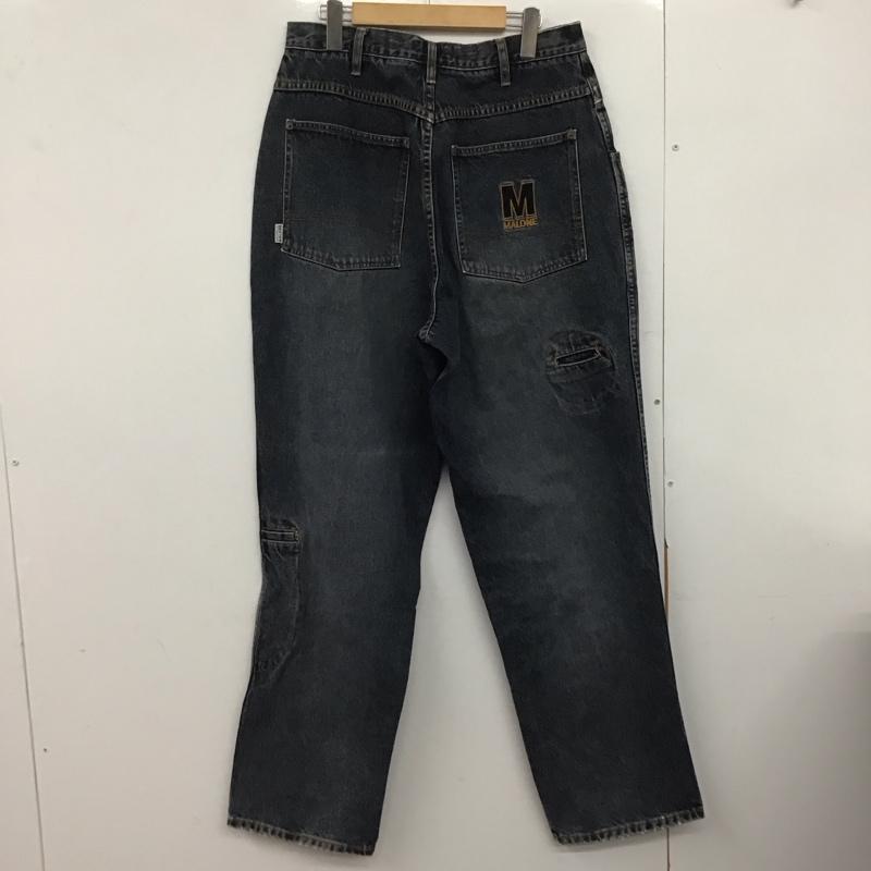 モーリス マローン MAURICE MALONE パンツ デニム、ジーンズ 32インチ ロゴ、文字 青 / ブルー /  メンズ USED 古着 中古 10146863